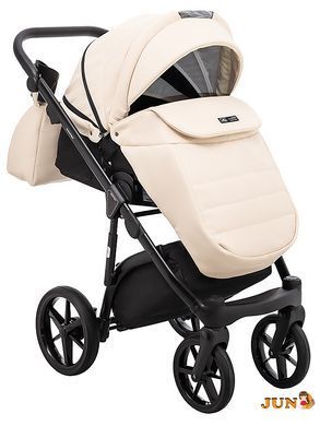 Коляска 2 в 1 графит Adamex Nola Eco SA-8