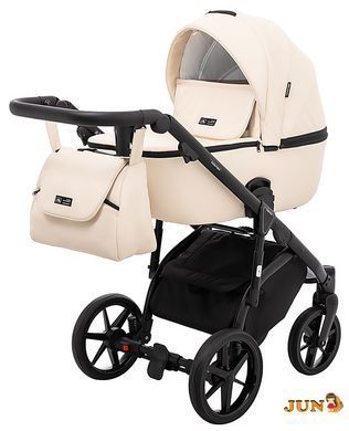Коляска 2 в 1 графит Adamex Nola Eco SA-8