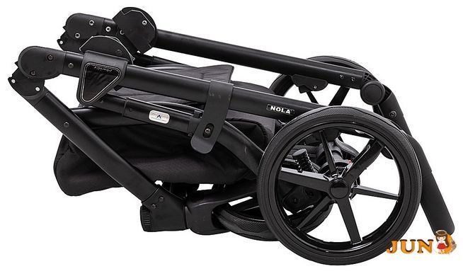 Коляска 2 в 1 графит Adamex Nola Eco SA-8