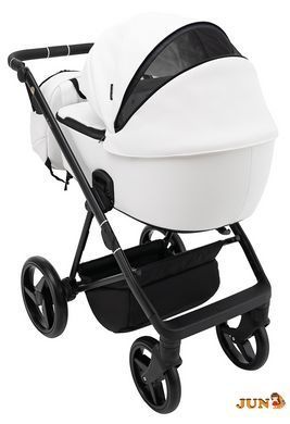 Коляска 2 в 1 Adamex Blanc Eco SA-1 білий
