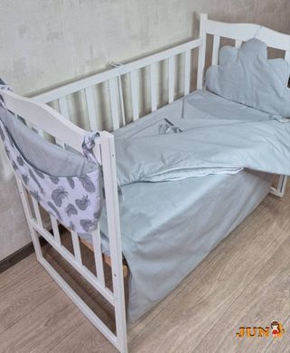Комплект постельного белья Bonna Element в детскую кроватку Серый