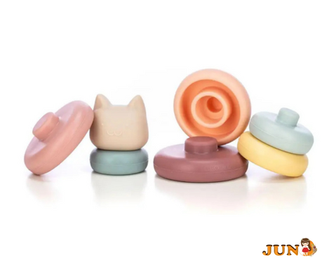 Силиконовый сортер FreeON Башня Kitty, multicolour