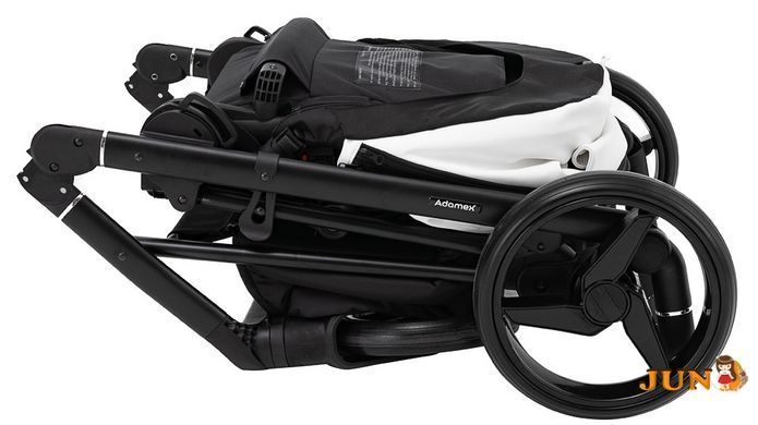 Коляска 2 в 1 Adamex Blanc Eco SA-1 білий