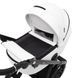 Коляска 2 в 1 Adamex Blanc Eco SA-1 білий