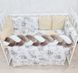 Комплект постельного белья Bonna Elegance New в детскую кроватку Слоненок Бежевый