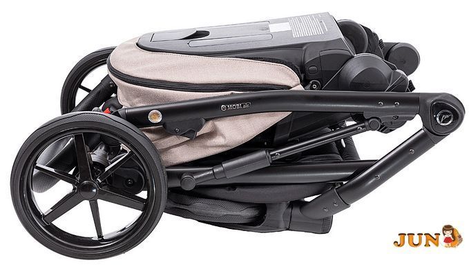 Коляска 2 в 1 Adamex Mobi Air Thermo New Lux PS-18 бежевый