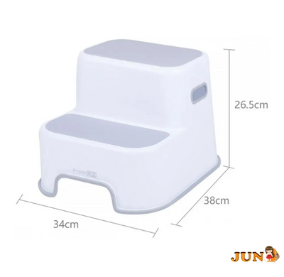 Сходинки для дитини у ванну на 2 сходинки FreeON, white - grey