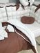 Комплект постельного белья в детской кроватке - Бело- шоколадные бомбоны