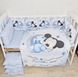 Комплект постільної білизни Bonna Print в дитяче ліжечко Мікі Маус синій