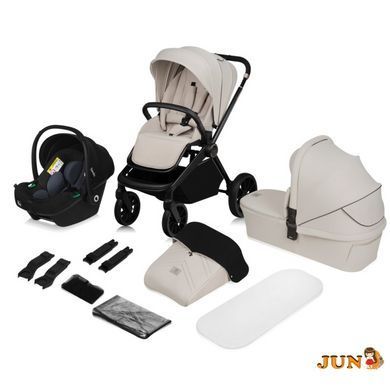 Коляска 3 в 1 Lionelo MIKA PLUS 3IN1, Бежевый
