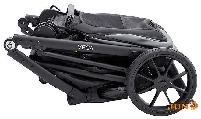 Коляска 2 в 1 Bair Vega ECO VE-47 темно-серый