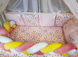 Комплект постільної білизни Bonna Koss в дитяче ліжечко Панда Рожевий