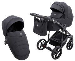 Коляска 2 в 1 Adamex Mobi Air Thermo New Lux TK-53 чорний