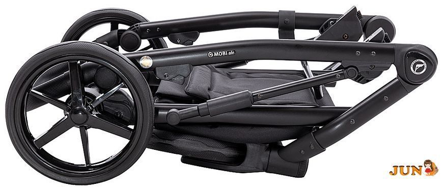 Коляска 2 в 1 Adamex Mobi Air Thermo New Lux TK-53 черный