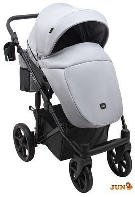 Коляска 2 в 1 Bair Ultra Soft U-218 сірий