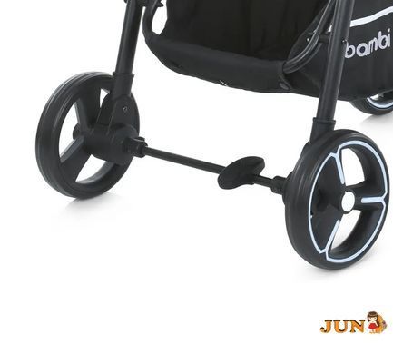 Коляска детская M 4249-2 Black Matt