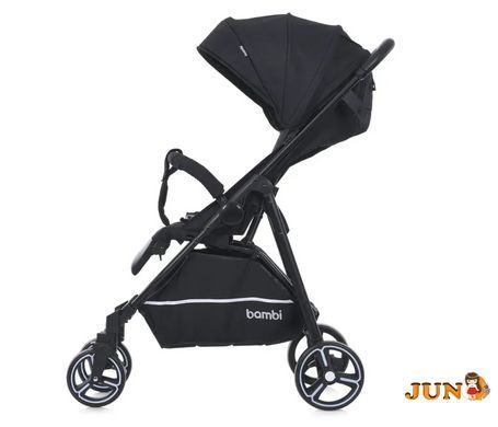 Коляска детская M 4249-2 Black Matt