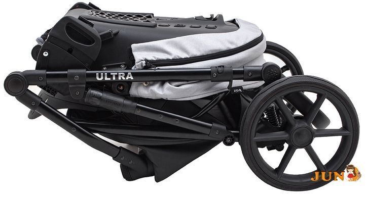 Коляска 2 в 1 Bair Ultra Soft U-218 сірий