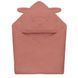 Полотенце Lionelo MUSLIN HOODED TOWEL, Персиковый