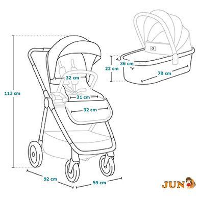 Коляска Lionelo MERIL 2IN1 BEIGE SAND