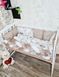 Комплект постільної білизни Bonna Elegance в дитяче ліжечко Ведмедики коричневі