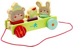 Іграшка Labebe Animal Pull-A-Long Car 12m+ HY1610006