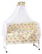 Комплект постельного белья в детскую кроватку Qvatro Gold RG-08 рисунок бежевый (совы на ветках)
