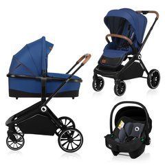 Коляска 3 в 1 Lionelo MIKA 3IN1, Блакитний