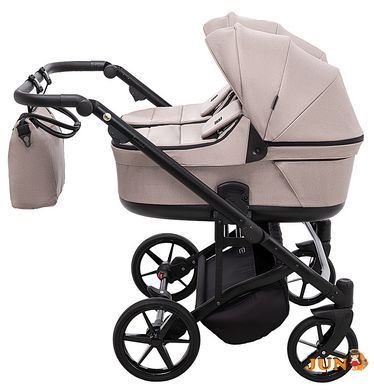 Коляска 2 в 1 для двійні Adamex Leo Duo Tip TK-72 капучино