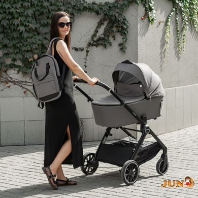 Коляска детская 2в1 ME 1126 GENESIS Asphalt Gray