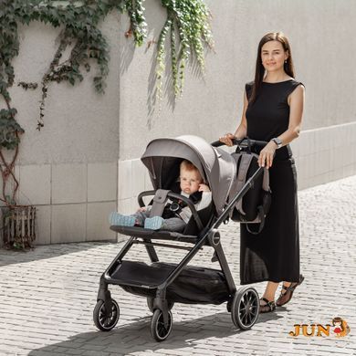 Коляска детская 2в1 ME 1126 GENESIS Asphalt Gray
