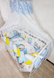 Комплект постільної білизни Bonna Premium в дитяче ліжечко Ведмедик Блакитний
