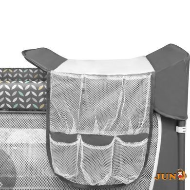 Манеж Lionelo FLOWER GREY SCANDI