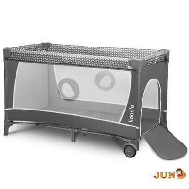 Манеж Lionelo FLOWER GREY SCANDI