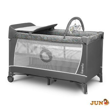 Манеж Lionelo FLOWER GREY SCANDI