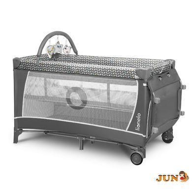 Манеж Lionelo FLOWER GREY SCANDI