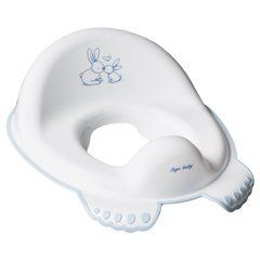 Накладка на унітаз Tega LITTLE BUNNY Anti slip toilet trainer KR-002-103 white (білий)
