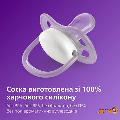Пустышка Ultra Air мягкая 6-18 м Avent, 2 шт