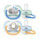 Пустышка Philips Avent Ultra air Animal 0-6 месяцев для мальчиков 2 шт