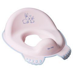 Накладка на унітаз Tega LITTLE BUNNY Anti slip toilet trainer KR-002-104 powder pink (рожевий)