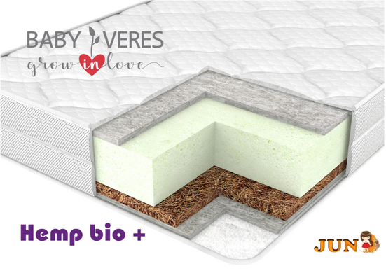 Матрац Baby Veres "Hemp Bio+" 190* 80*10 см