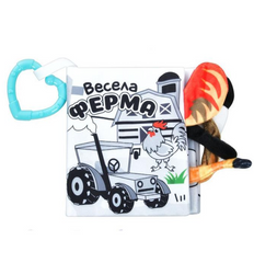 Розвиваюча книга-підвіска Happy Baby HB 0038 A "Весела ферма"