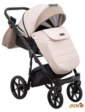 Коляска 2 в 1 Adamex Nola PS-160 бежевий / капучино