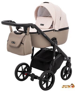 Коляска 2 в 1 Adamex Nola PS-160 бежевий / капучино