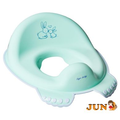 Накладка на унітаз Tega LITTLE BUNNY Anti slip toilet trainer KR-002-105 mint (м'ята)