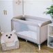 Кровать-манеж детская FreeON Travel Love, beige