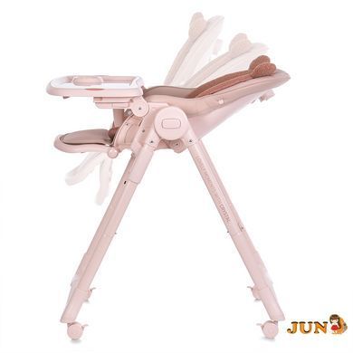 Стульчик для кормления ME 1037 CRYSTAL Bear Pink