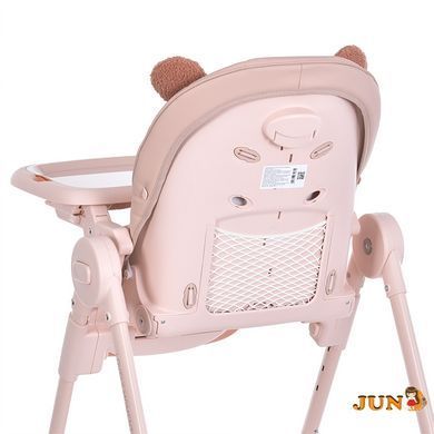 Стульчик для кормления ME 1037 CRYSTAL Bear Pink