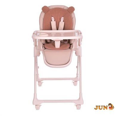Стульчик для кормления ME 1037 CRYSTAL Bear Pink