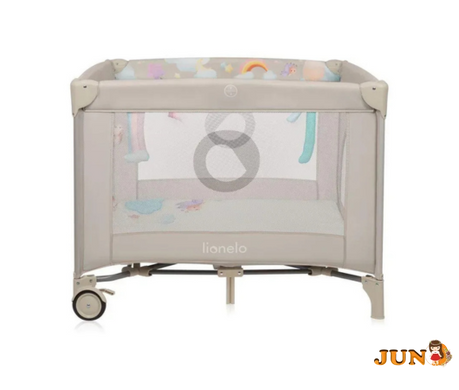Манеж Lionelo MILLE PLUS GREY BEIGE